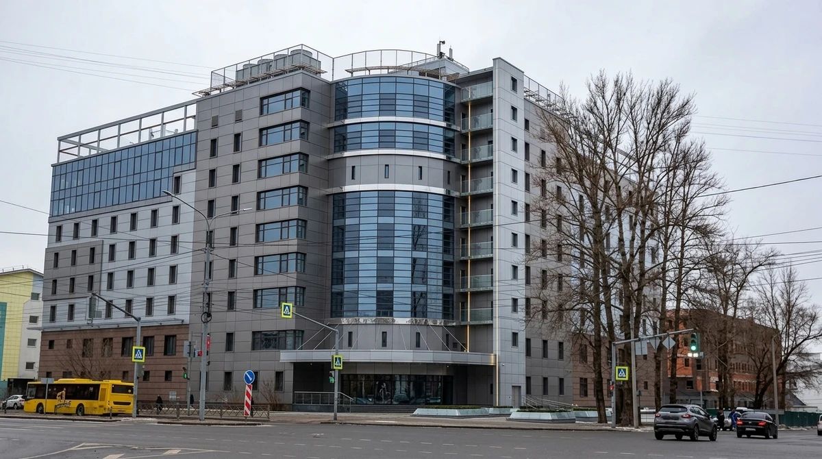 Дизайн фасада в стиле Хай-тек — Фасад от нейросети AI Facade