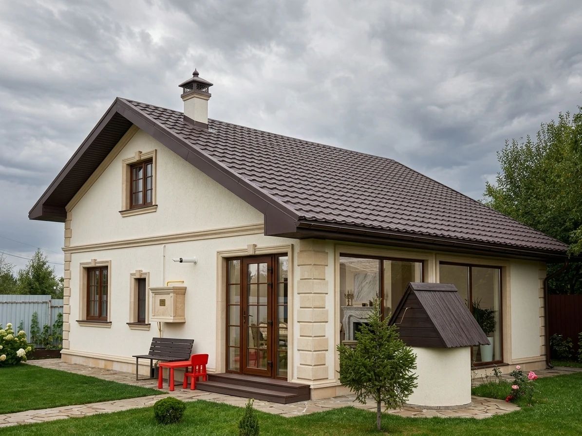 Дизайн фасада в стиле Классический — Фасад от нейросети AI Facade