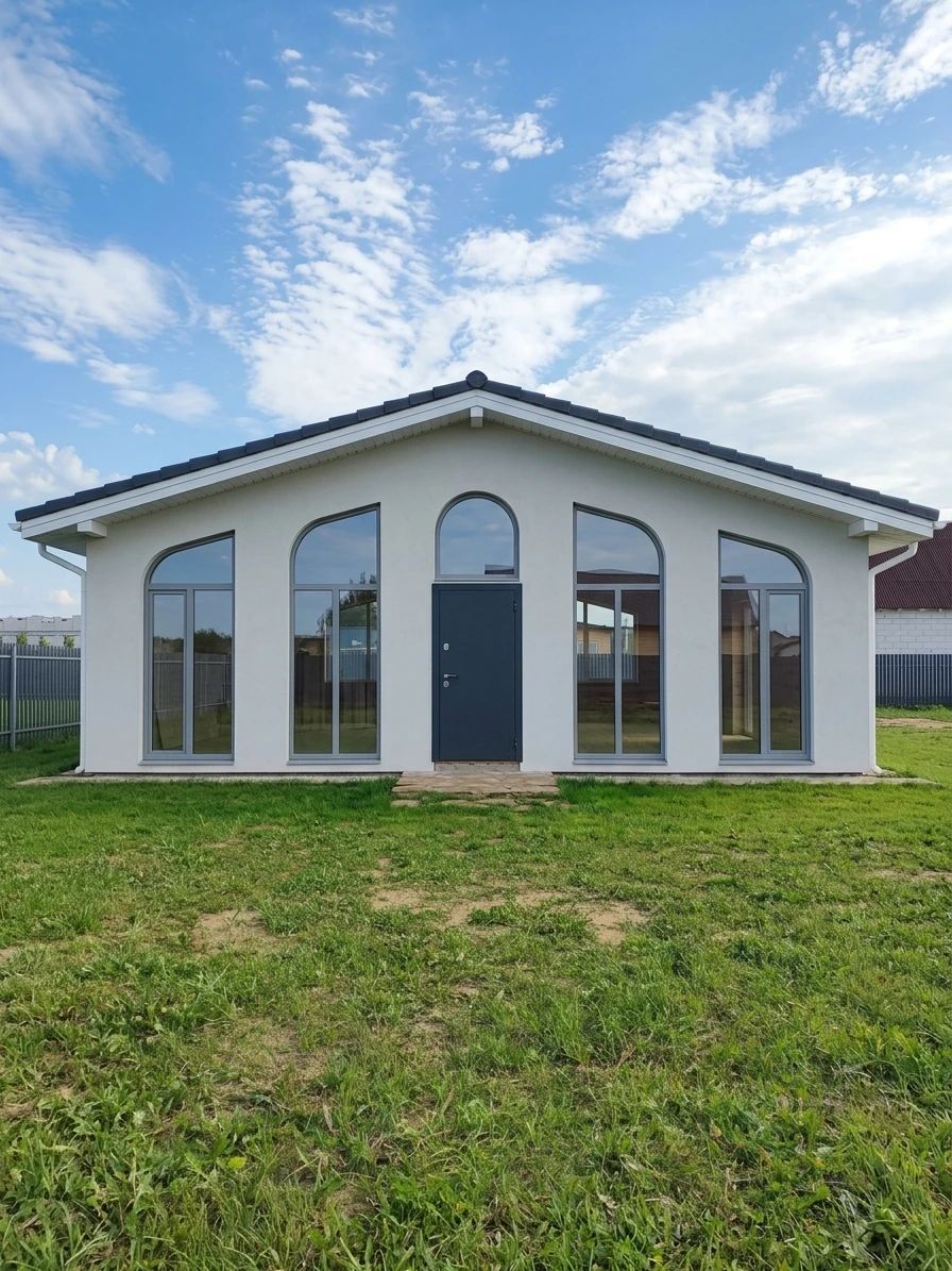 Дизайн фасада в стиле Скандинавский — Фасад от нейросети AI Facade