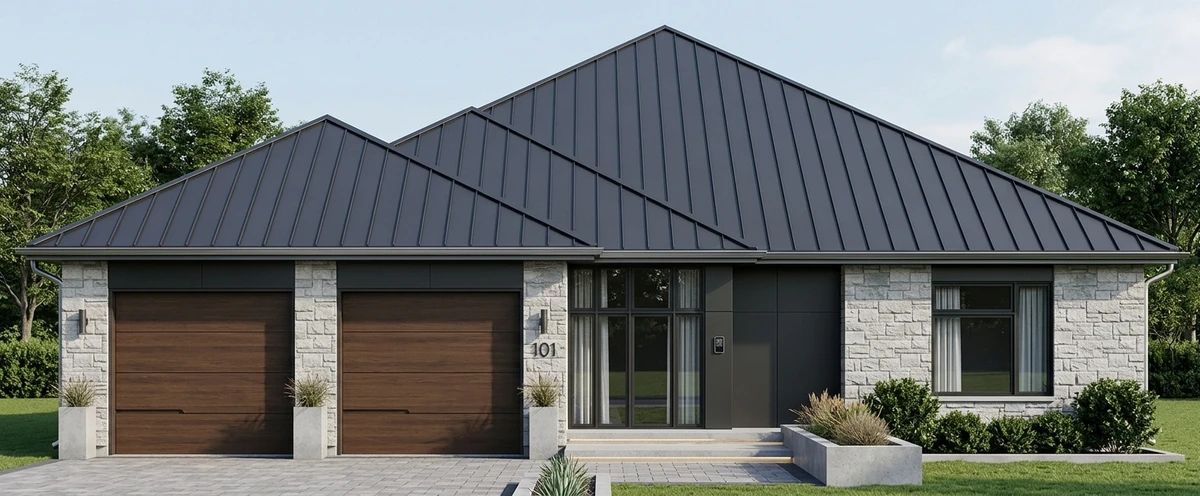 Дизайн фасада в стиле Современный — Фасад от нейросети AI Facade