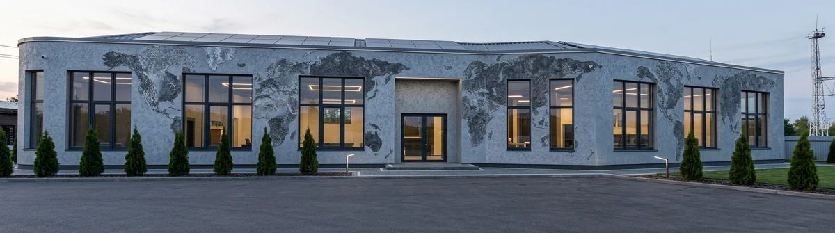 Дизайн фасада в стиле Хай-тек — Фасад от нейросети AI Facade