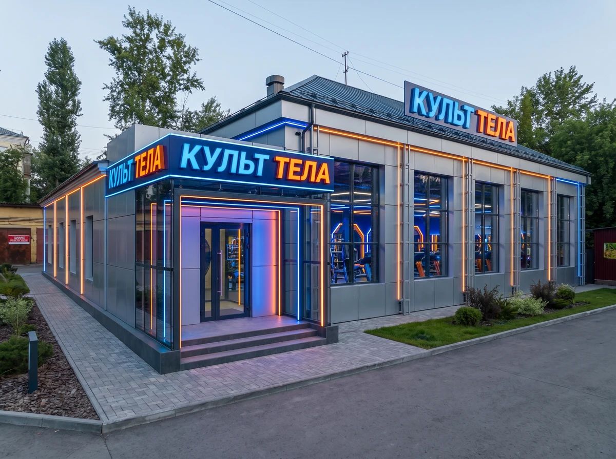 Дизайн фасада в стиле Хай-тек — Фасад от нейросети AI Facade