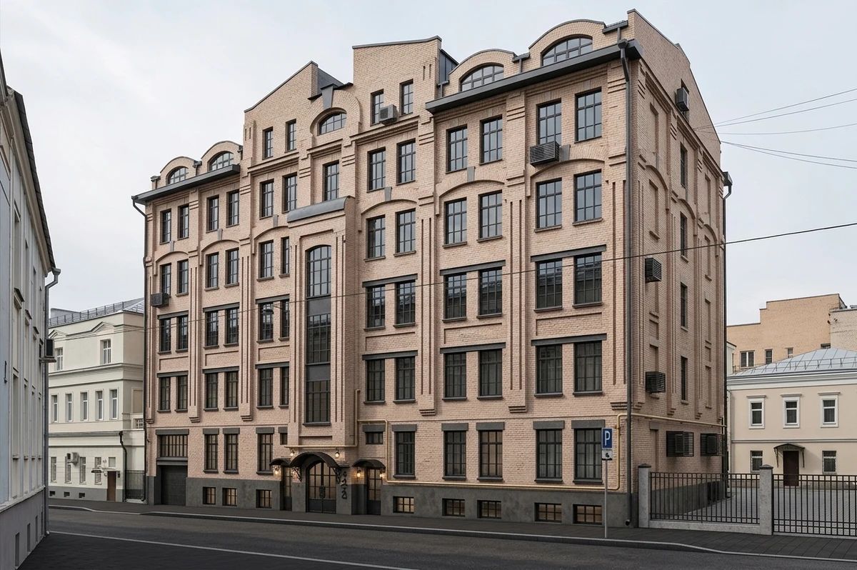 Дизайн фасада в стиле Лофт — фото фасада от нейросети AI Facade