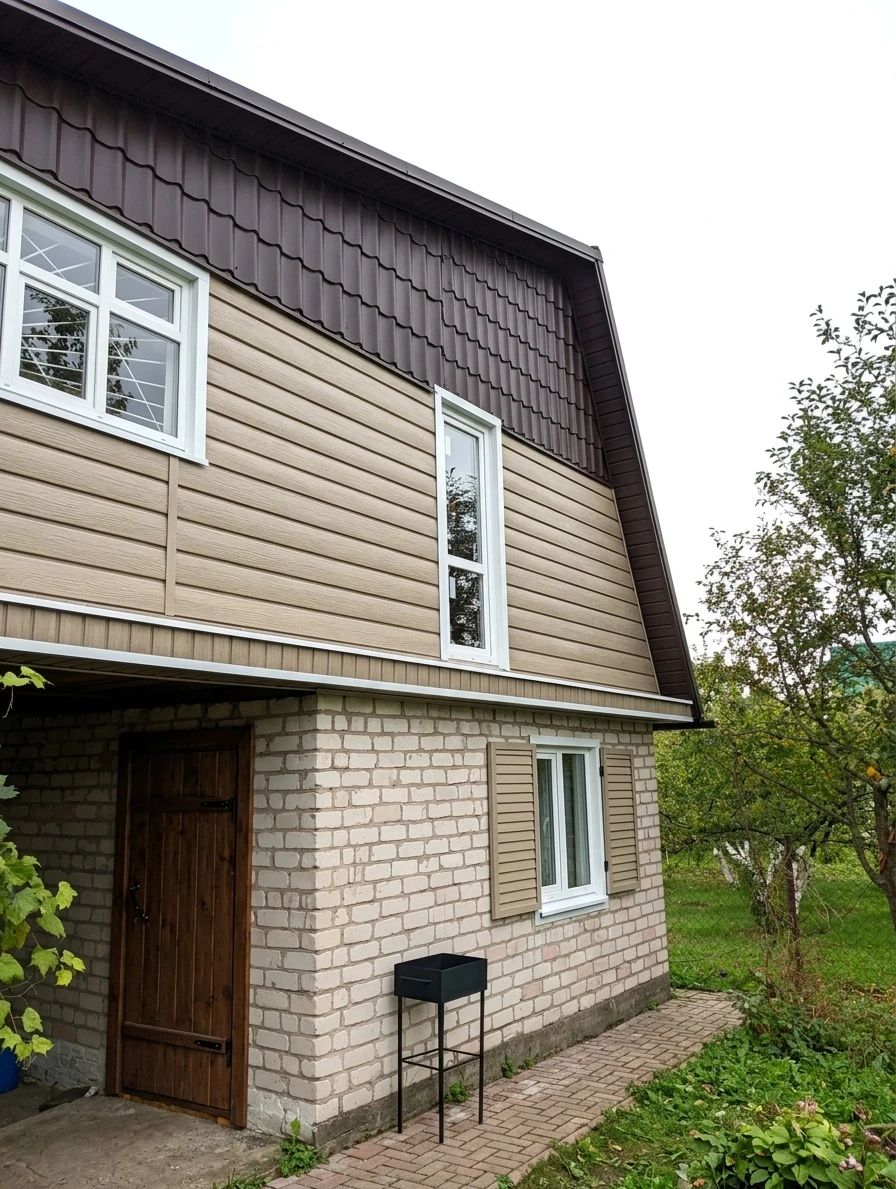 Дизайн фасада в стиле Деревенский — Фасад от нейросети AI Facade