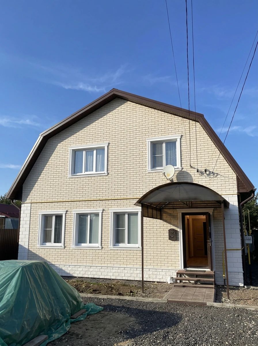 Дизайн фасада в стиле Современный — Фасад от нейросети AI Facade
