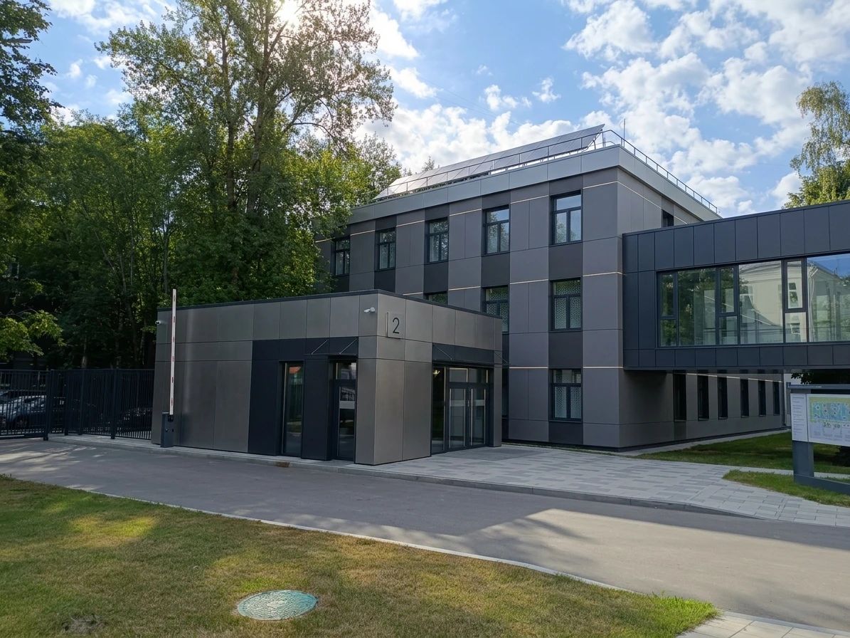 Дизайн фасада в стиле Хай-тек — Фасад от нейросети AI Facade