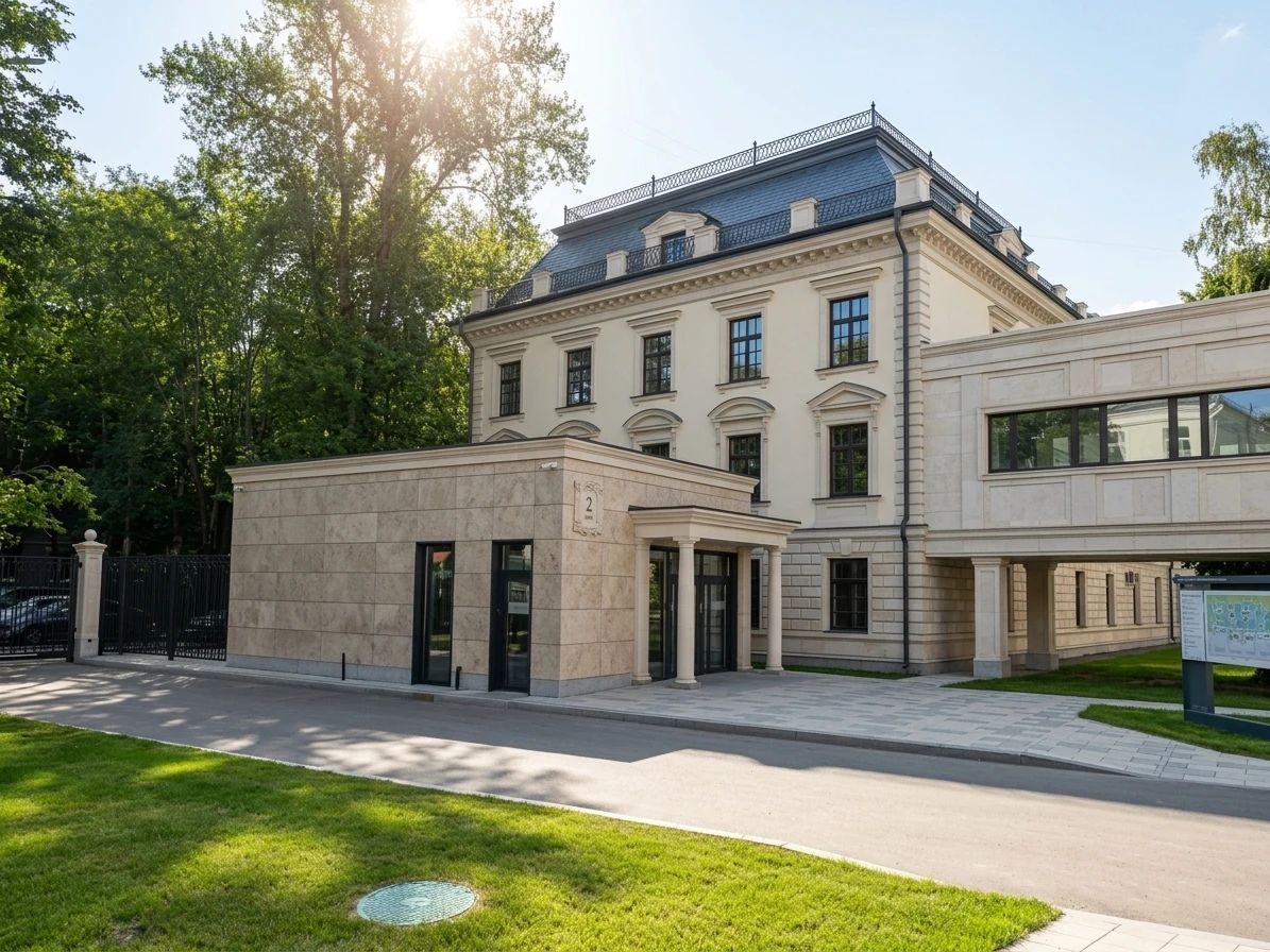 Дизайн фасада в стиле Неоклассика — Фасад от нейросети AI Facade
