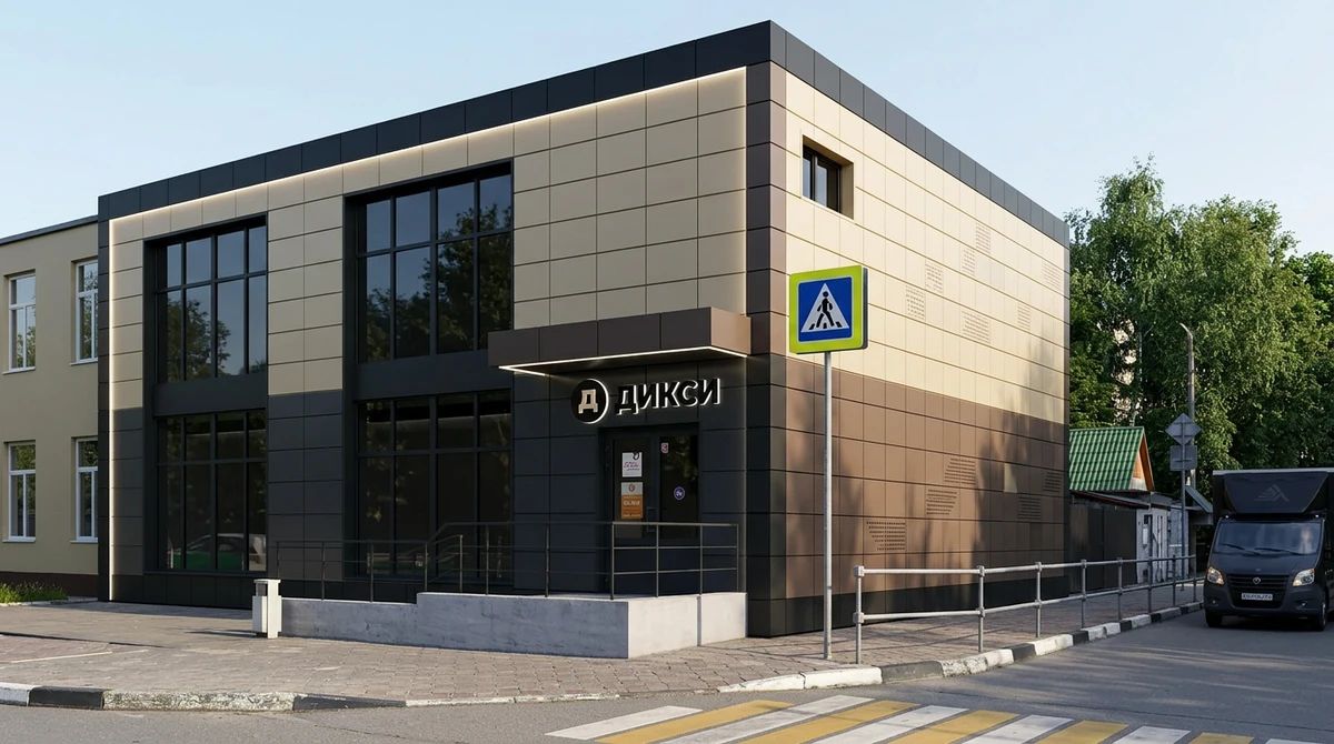 Дизайн фасада в стиле Блэктек — Фасад от нейросети AI Facade