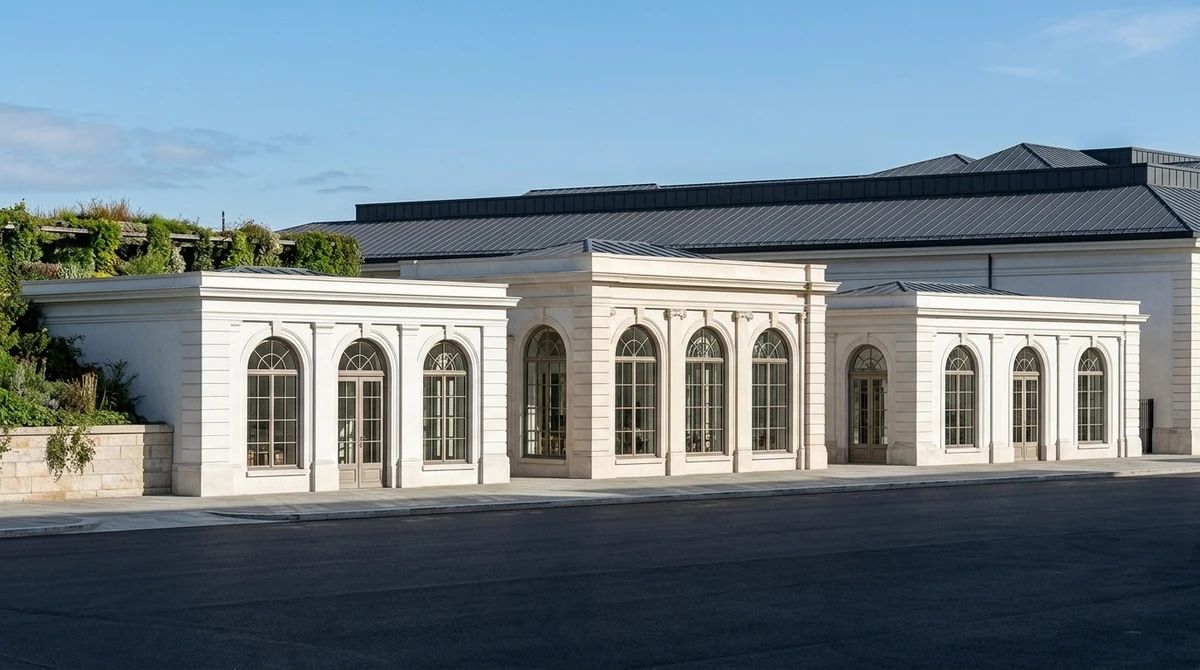 Дизайн фасада в стиле Неоклассика — Фасад от нейросети AI Facade