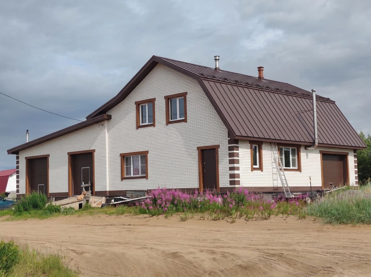 Дизайн фасада в стиле Современный — Фасад от нейросети AI Facade