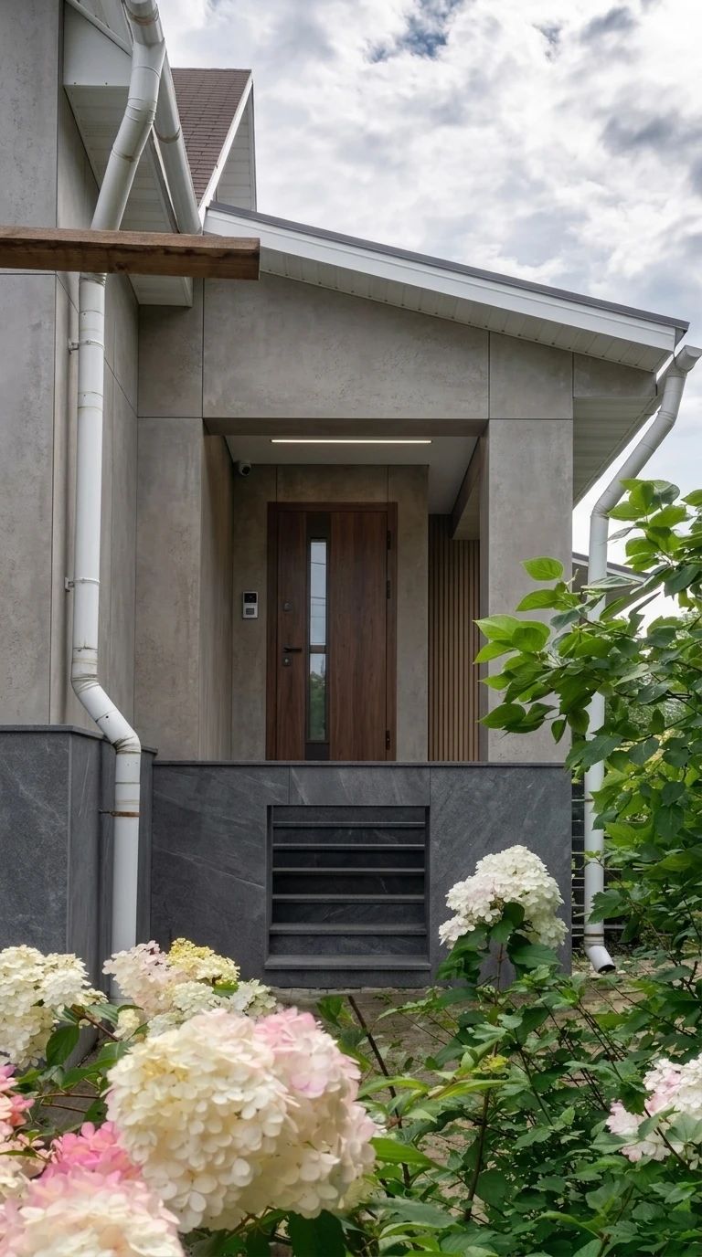 Дизайн фасада в стиле Минимализм — Фасад от нейросети AI Facade