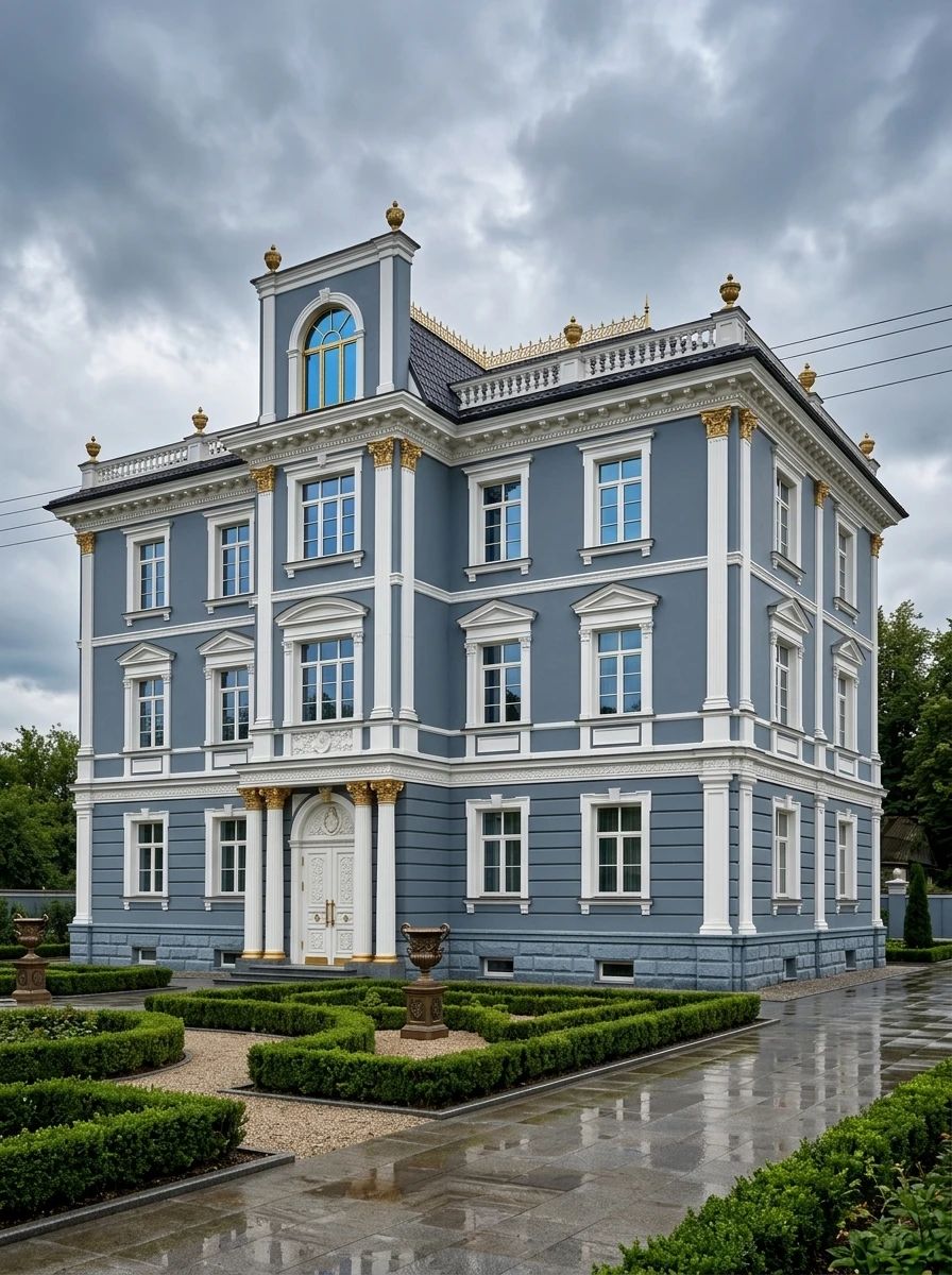Дизайн фасада в стиле Классический — Фасад от нейросети AI Facade
