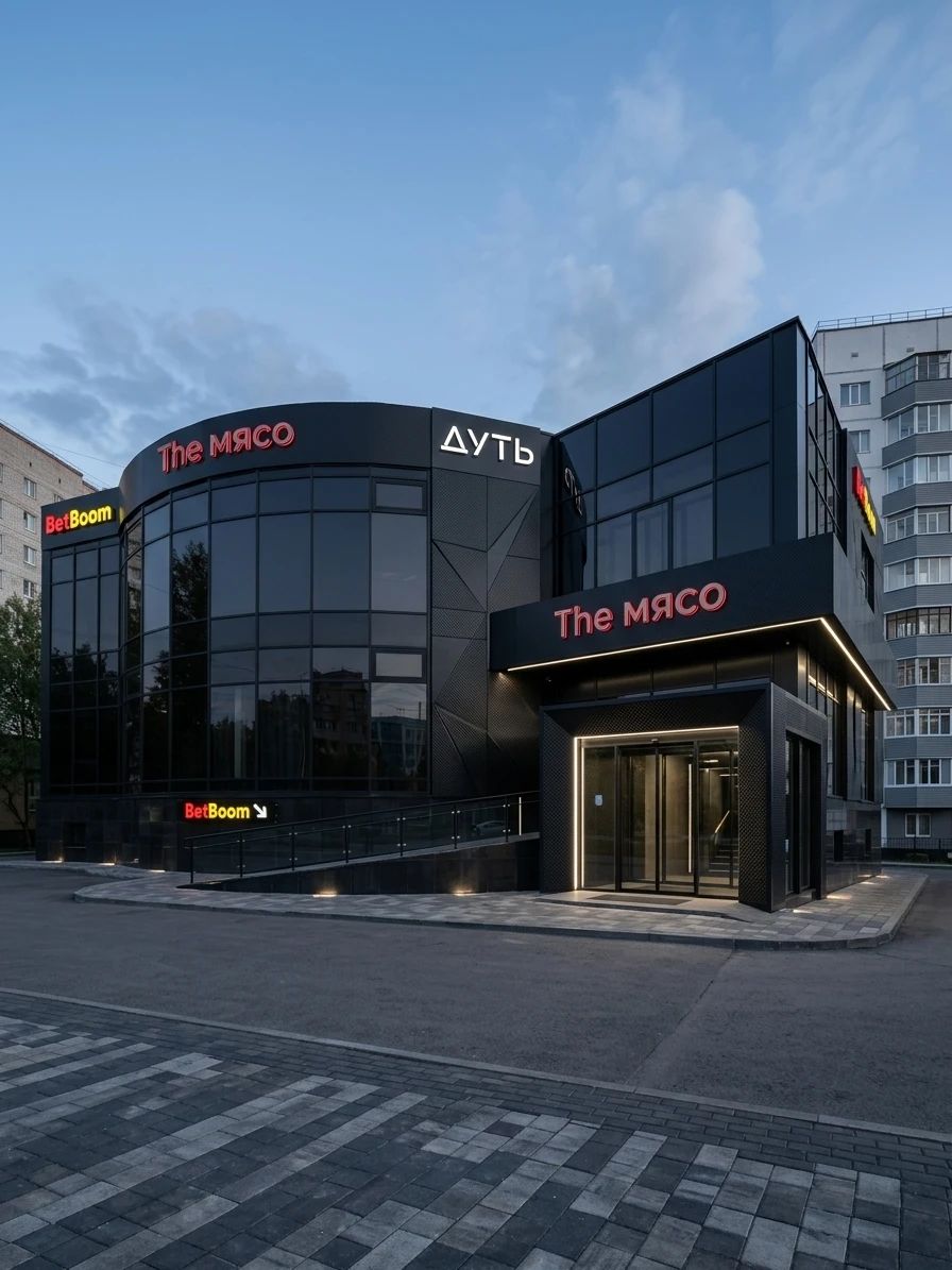 Дизайн фасада в стиле Блэктек — Фасад от нейросети AI Facade