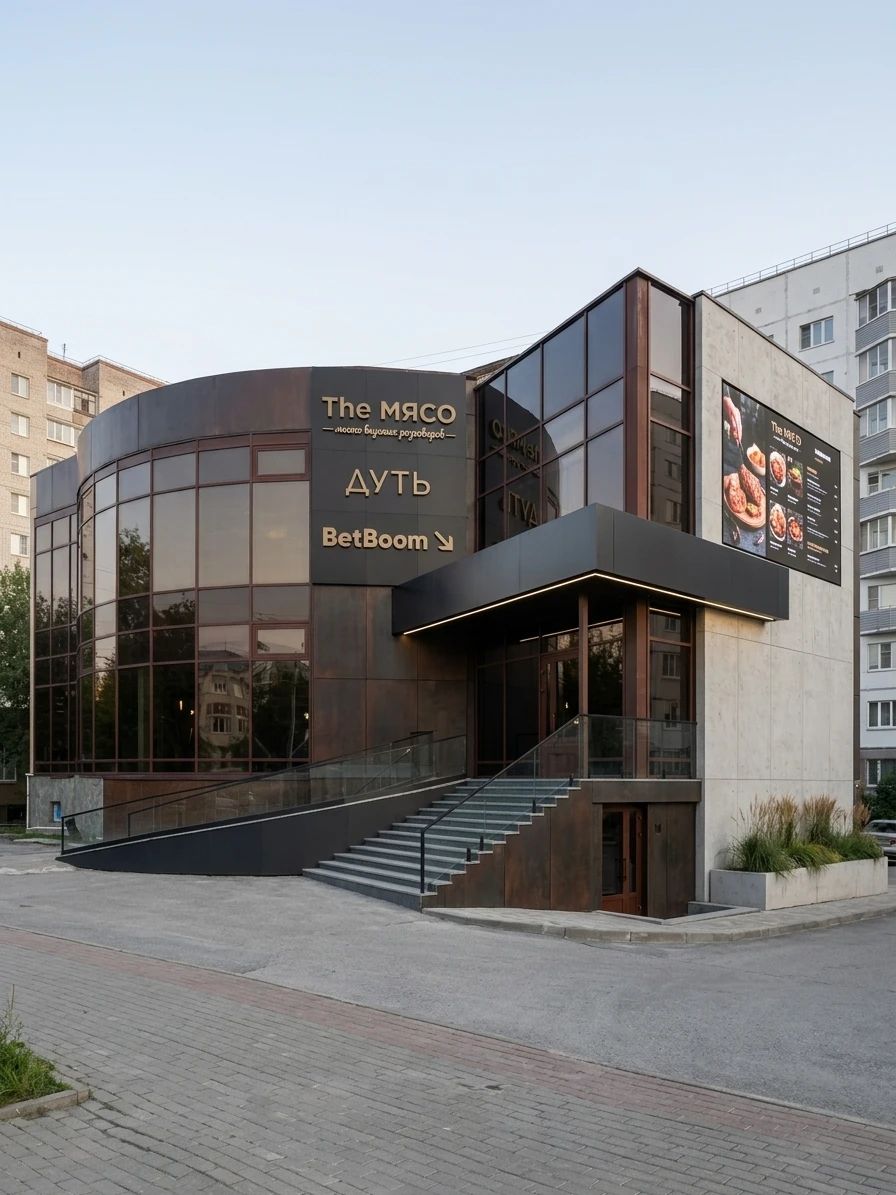 Дизайн фасада в стиле Минимализм — Фасад от нейросети AI Facade