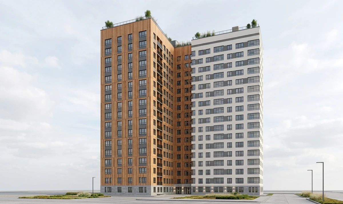 Дизайн фасада в стиле Скандинавский — фото фасада от нейросети AI Facade