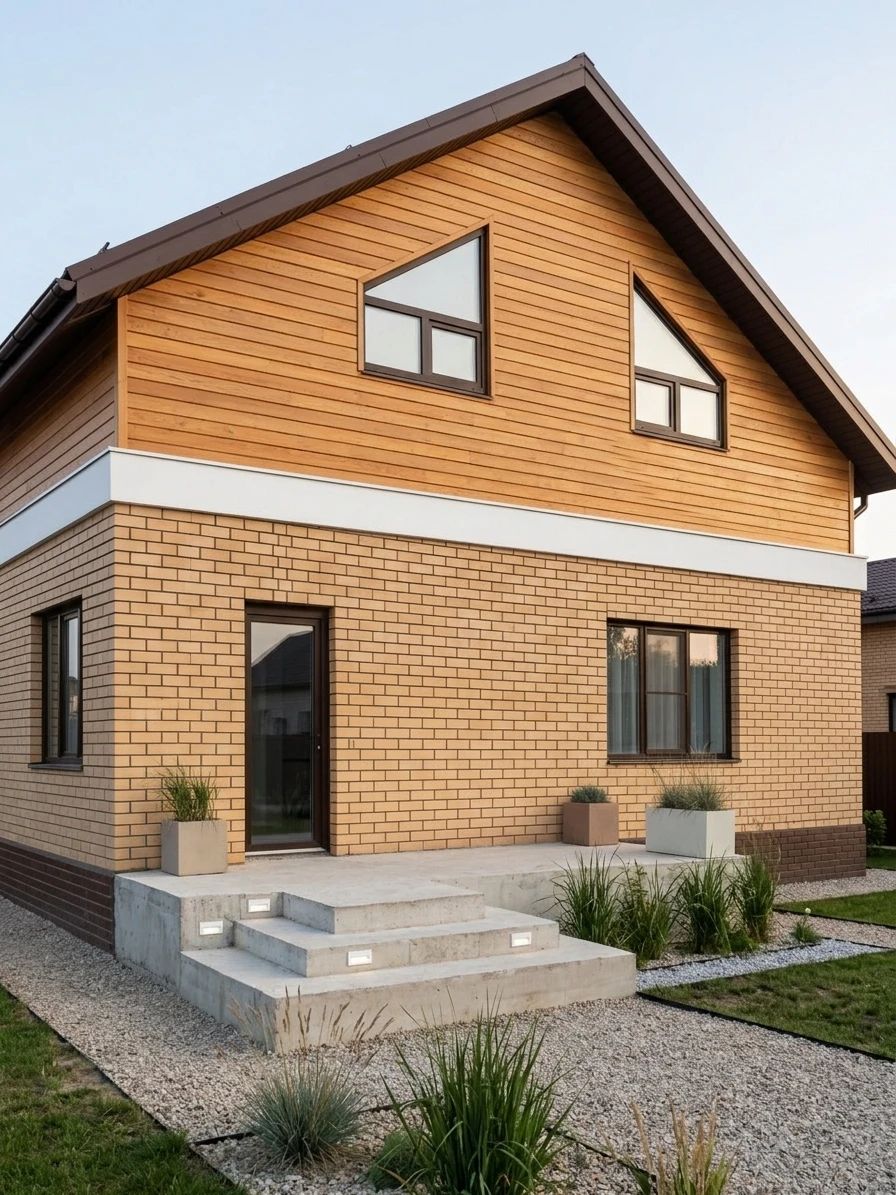 Дизайн фасада в стиле Минимализм — Фасад от нейросети AI Facade