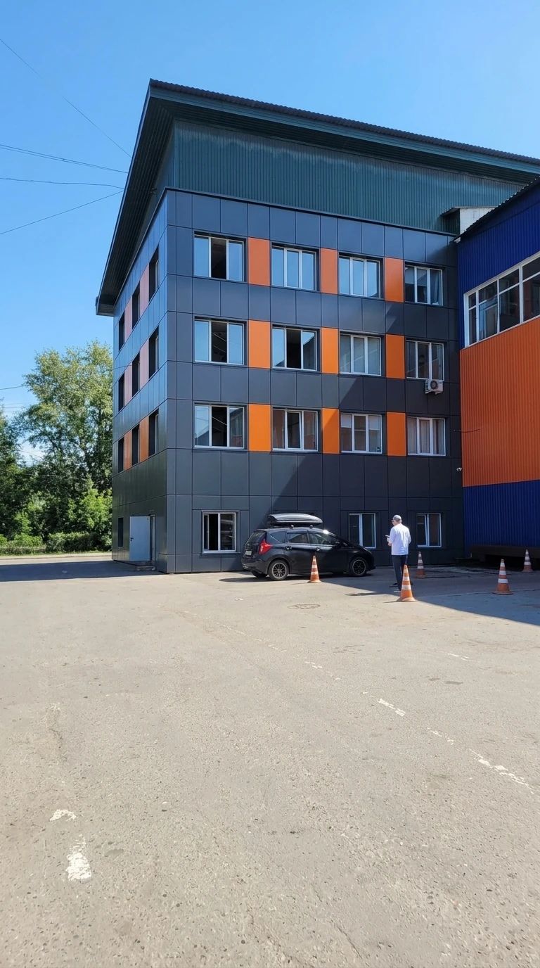 Дизайн фасада в стиле Хай-тек — Фасад от нейросети AI Facade