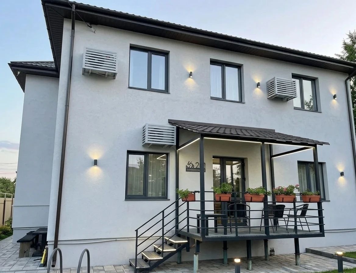 Дизайн фасада в стиле Современный — Фасад от нейросети AI Facade