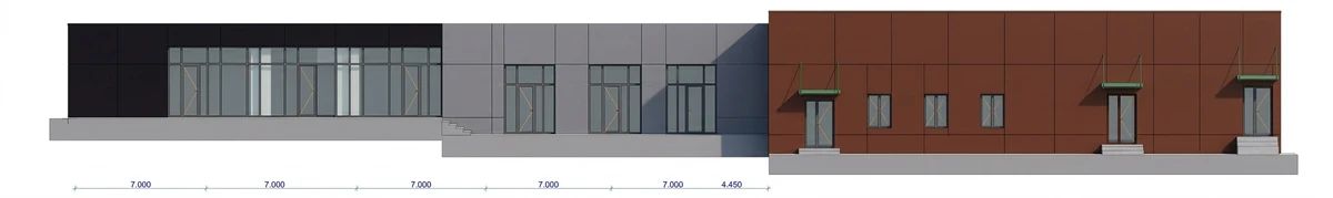 Дизайн фасада в стиле Минимализм — Фасад от нейросети AI Facade
