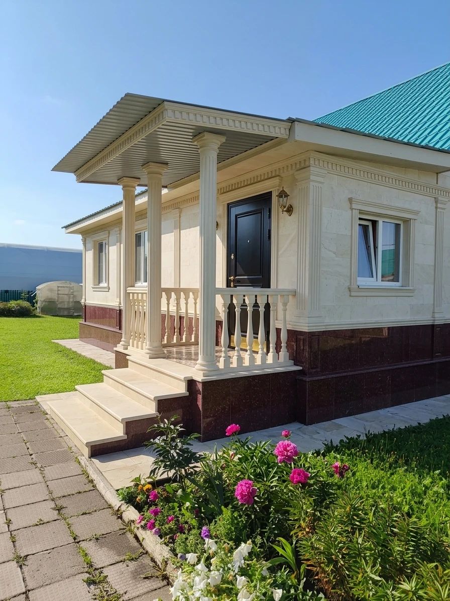 Дизайн фасада в стиле Классический — фото фасада от нейросети AI Facade
