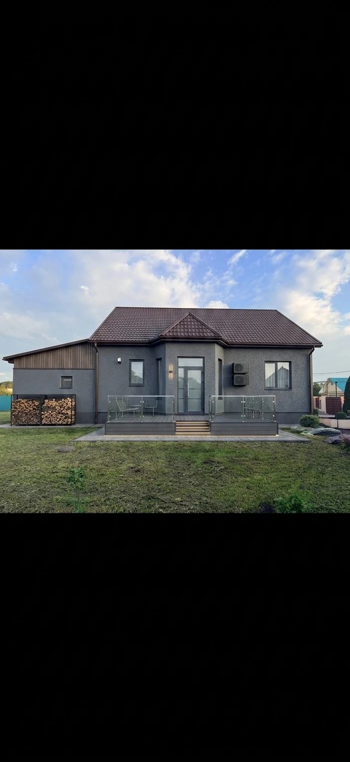 Дизайн фасада в стиле Хай-тек — Фасад от нейросети AI Facade