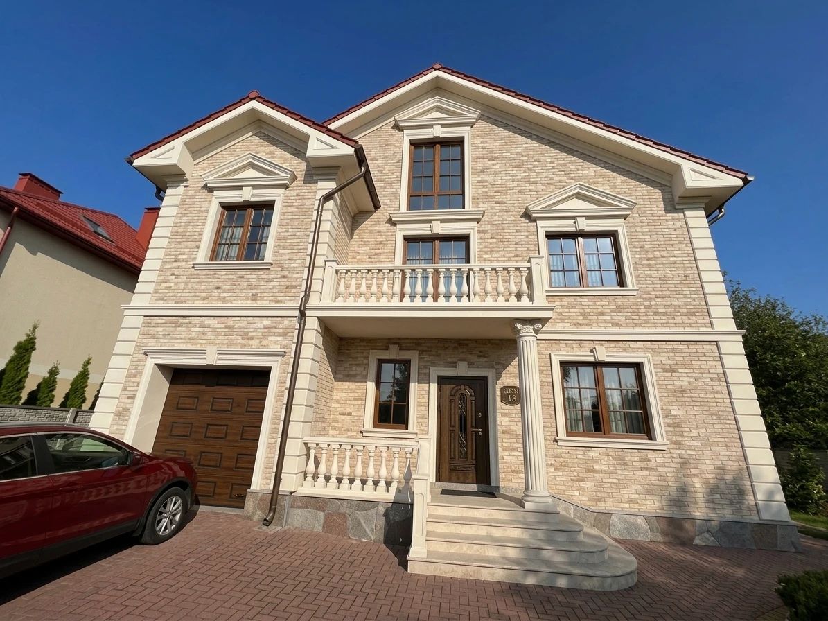 Дизайн фасада в стиле Неоклассика — Фасад от нейросети AI Facade