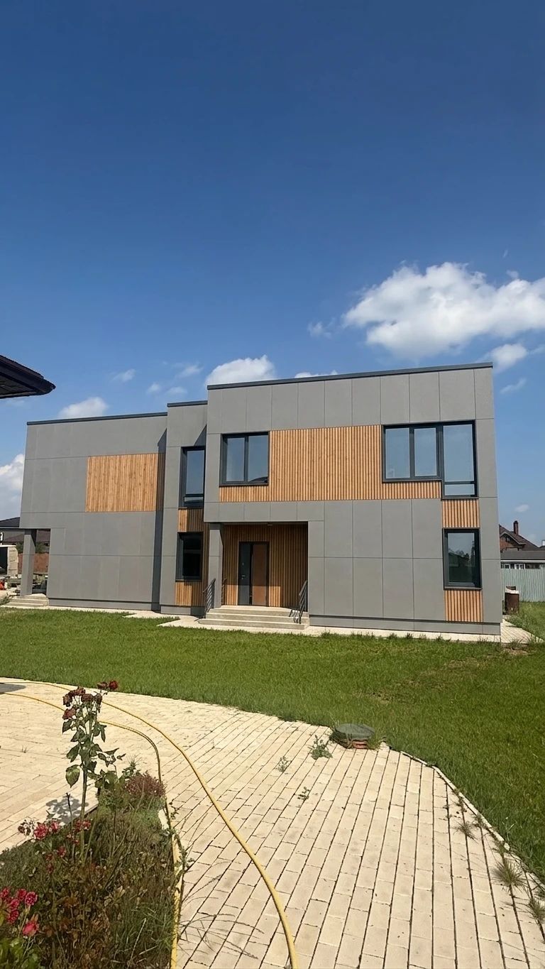 Дизайн фасада в стиле Минимализм — Фасад от нейросети AI Facade