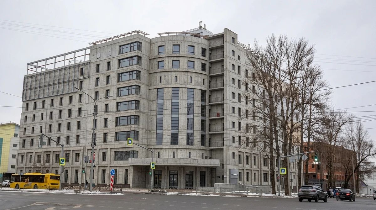 Дизайн фасада в стиле Брутализм — Фасад от нейросети AI Facade