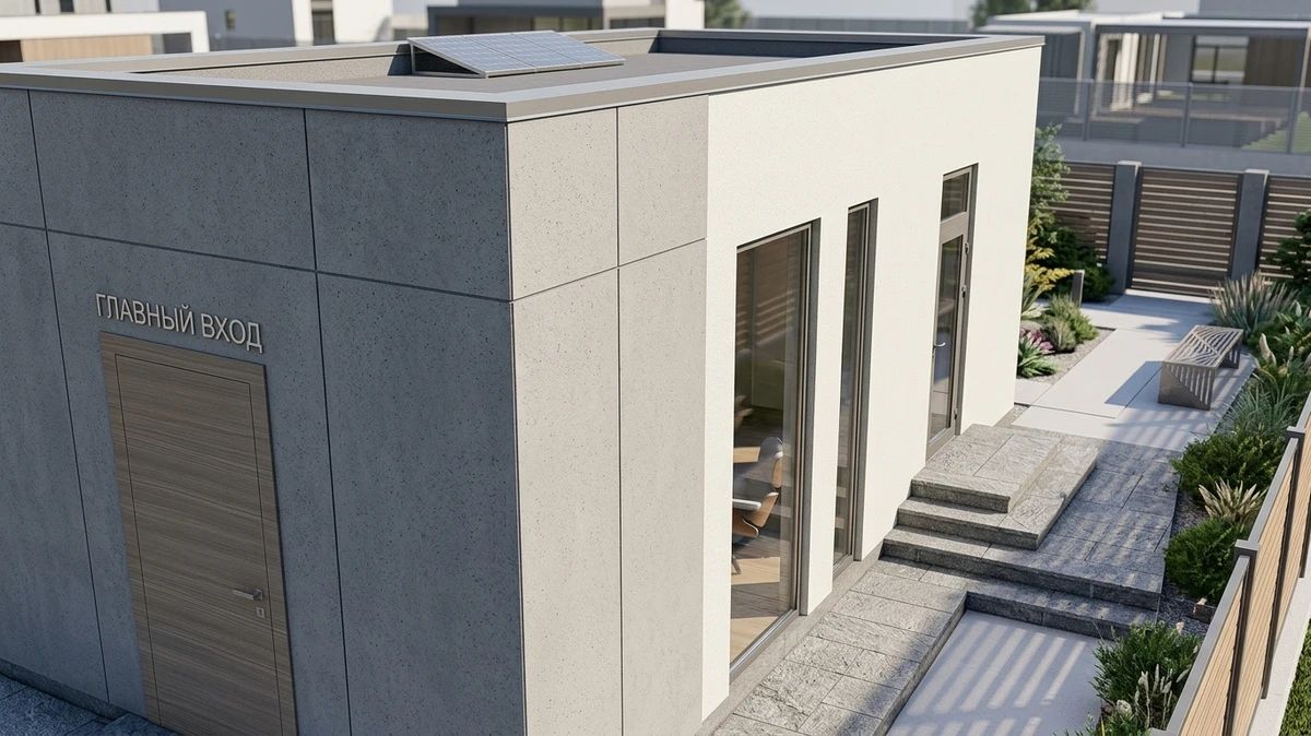 Дизайн фасада в стиле Современный — Фасад от нейросети AI Facade