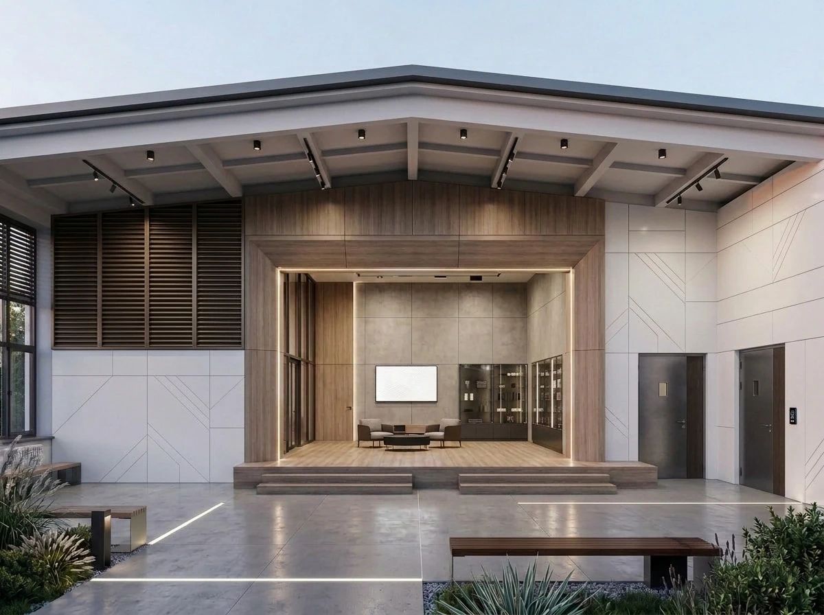 Дизайн фасада в стиле Современный — Фасад от нейросети AI Facade