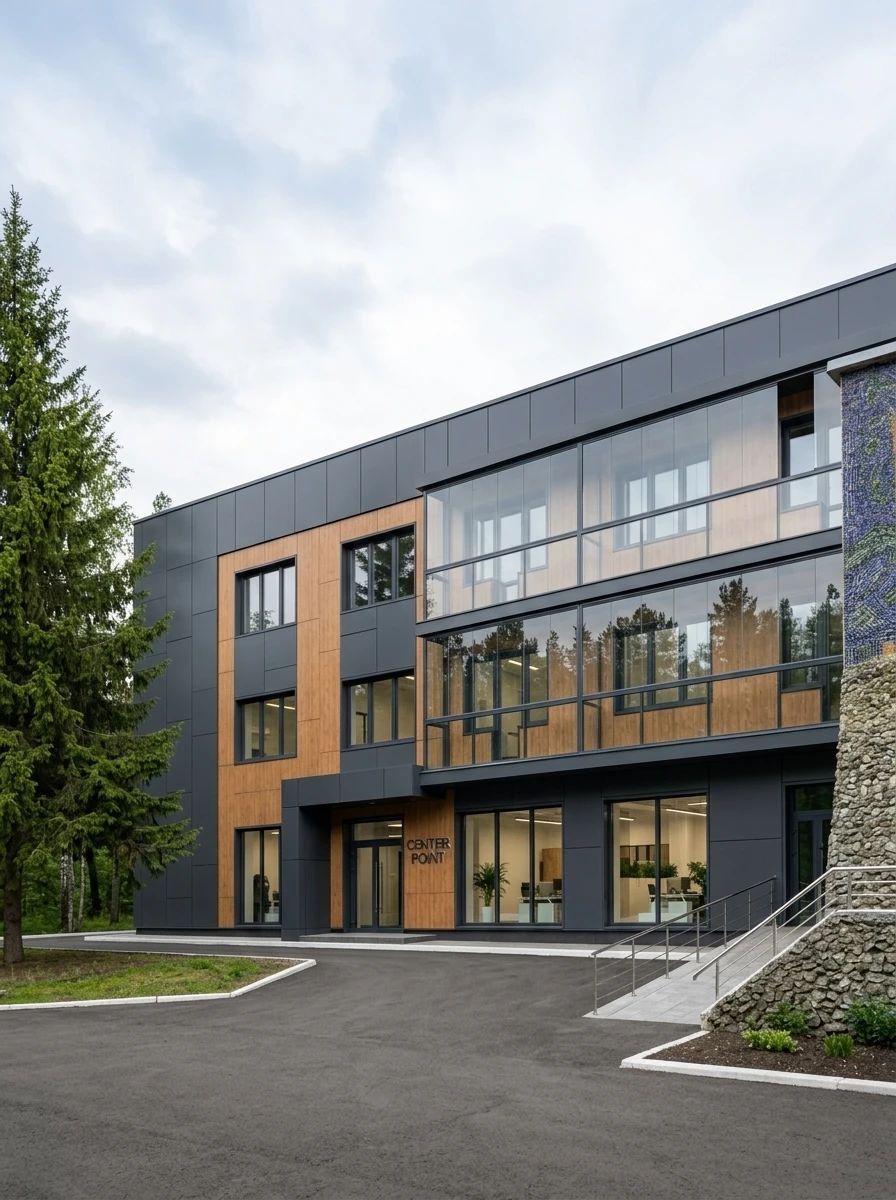 Дизайн фасада в стиле Современный — Фасад от нейросети AI Facade