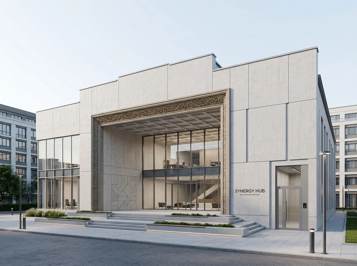 Дизайн фасада в стиле Минимализм — Фасад от нейросети AI Facade