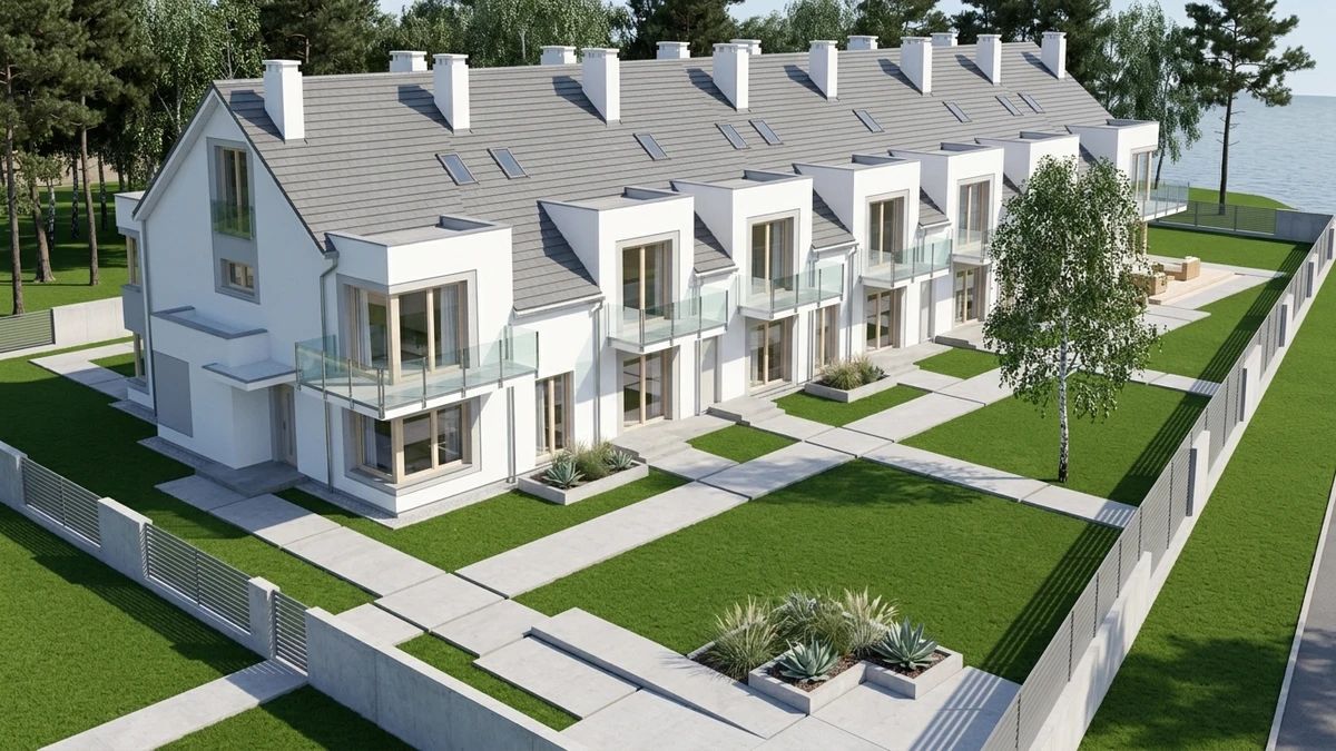 Дизайн участка в стиле Минимализм — фото участка от нейросети AI Facade