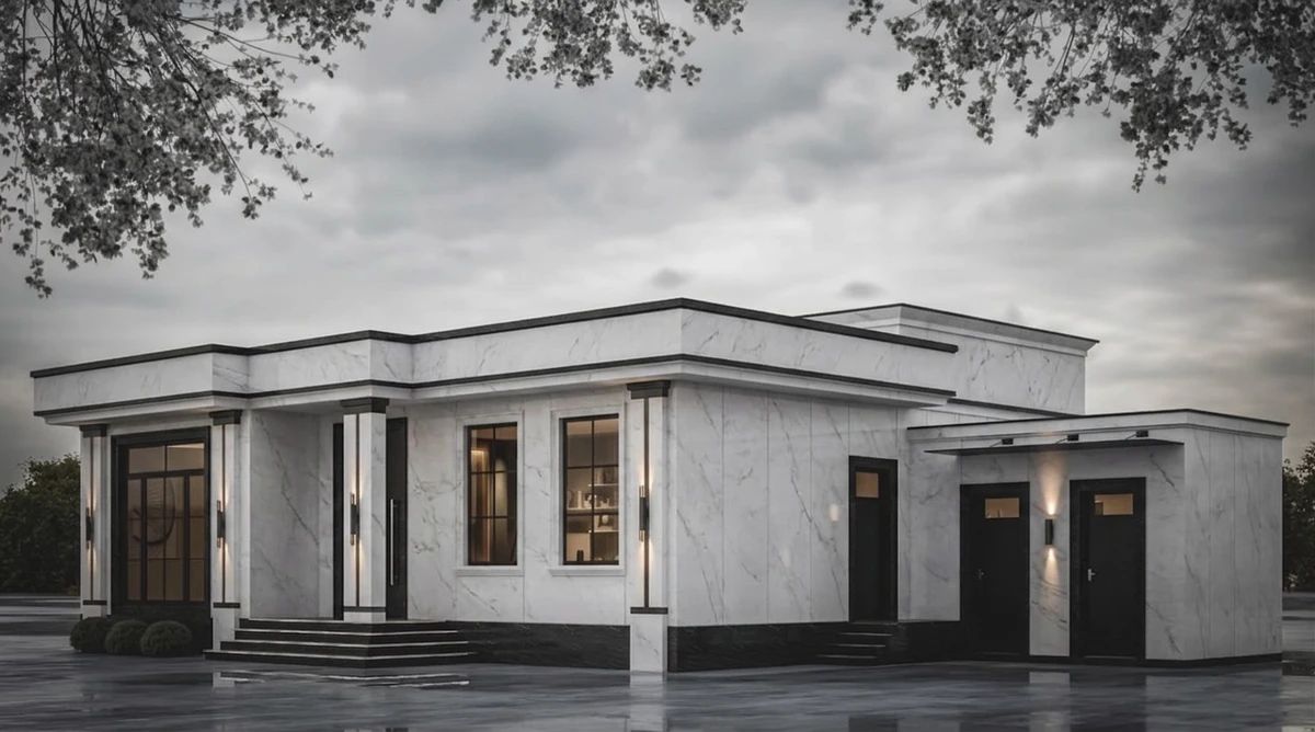 Дизайн фасада в стиле Современный — Фасад от нейросети AI Facade