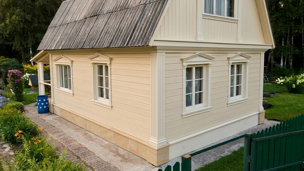 Дизайн фасада в стиле Классический — фото фасада от нейросети AI Facade