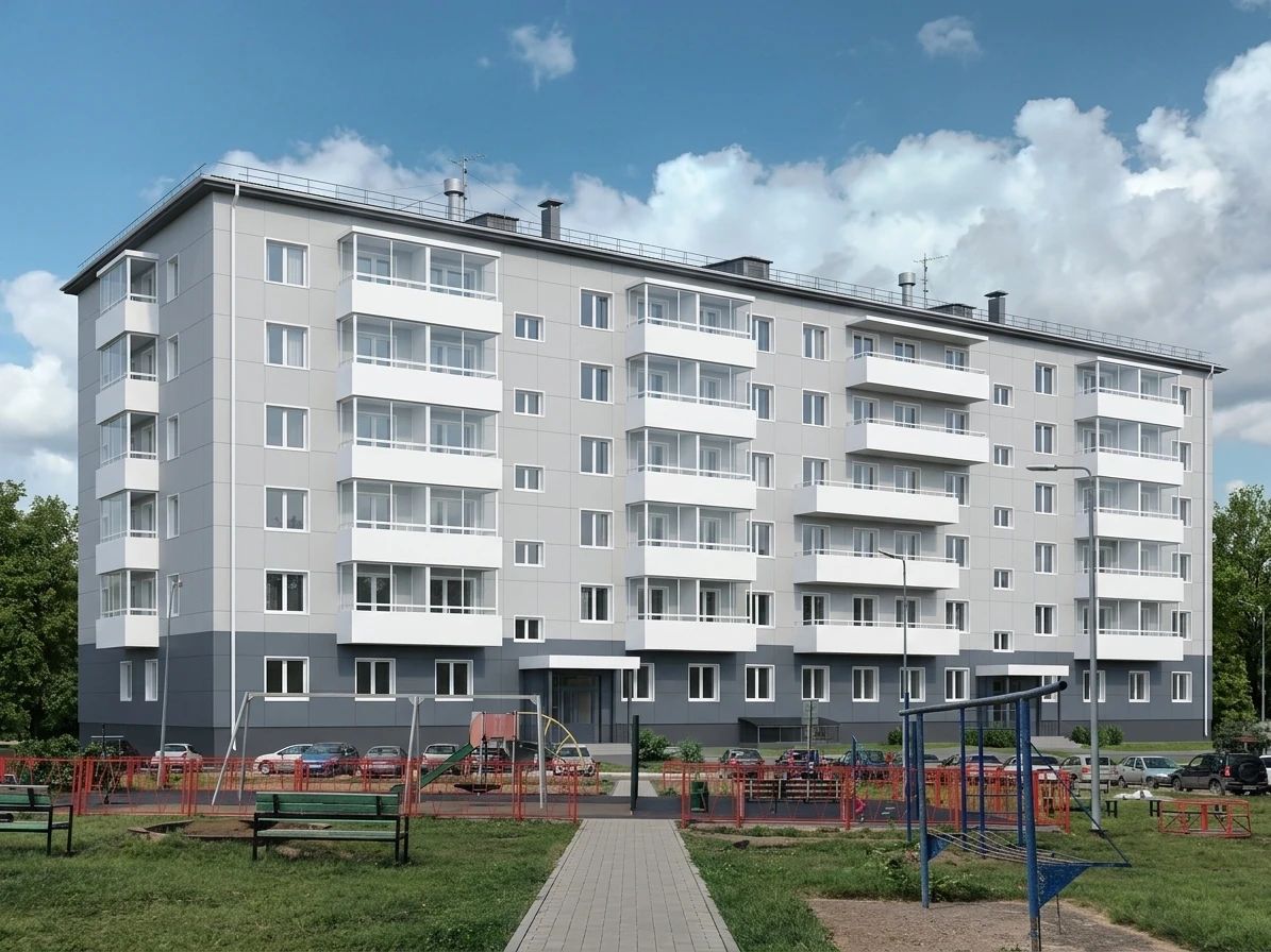 Дизайн фасада в стиле Современный — Фасад от нейросети AI Facade