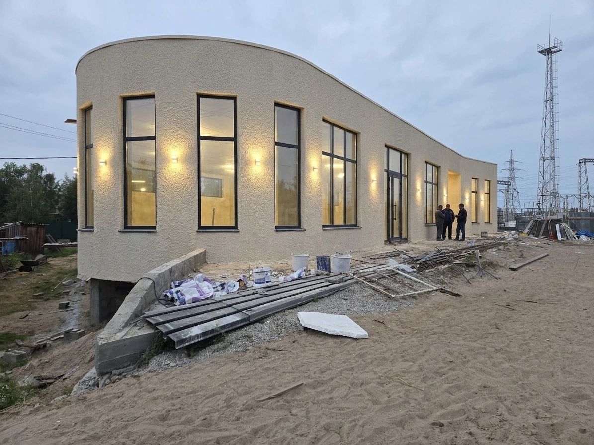 Дизайн фасада в стиле Минимализм — Фасад от нейросети AI Facade