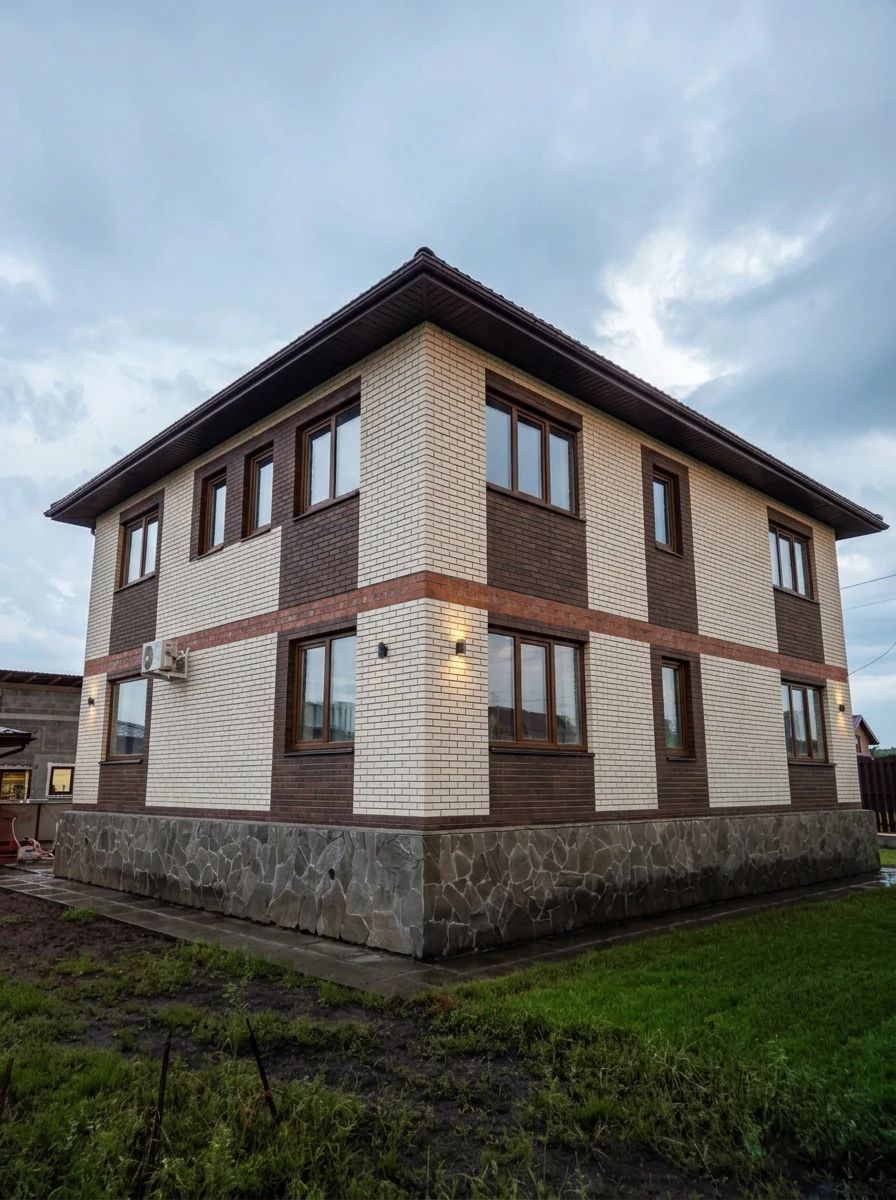 Дизайн фасада в стиле Современный — Фасад от нейросети AI Facade